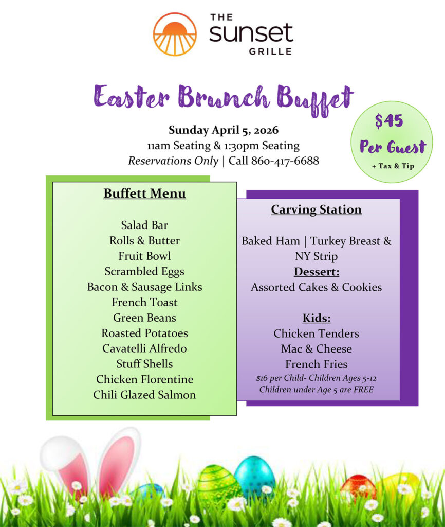 2026 Easter menu