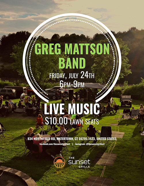 Sunset Grille - Live Music Event - Greg Mattson Band
