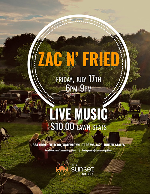 Sunset Grille - Live Music Event - Zac n Fried.